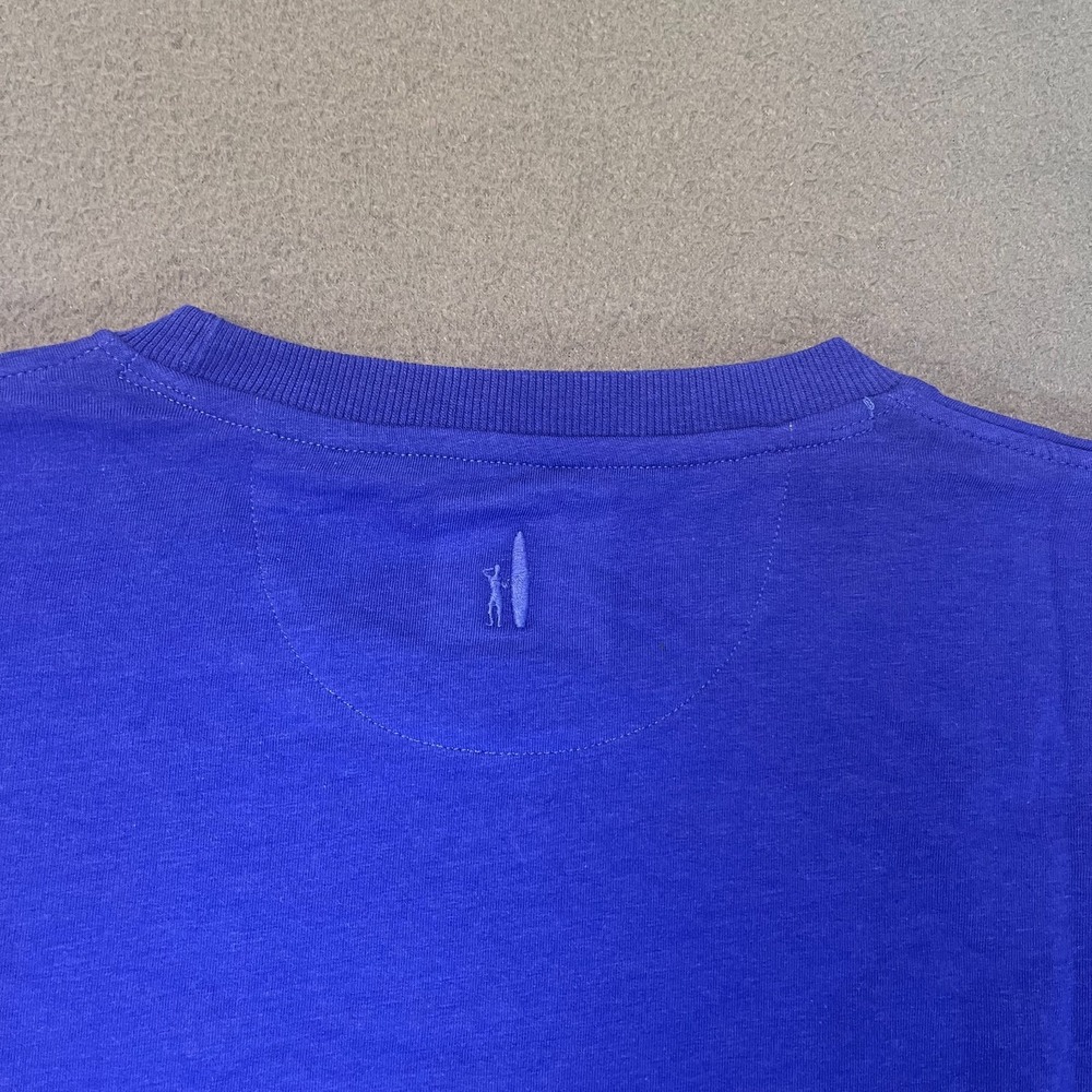 Johnnie-O‎ Womens Sz Lg Penny Sweatshirt Pullover Royal 2 Blue Cotton Modal Golf - Picture 8 of 8